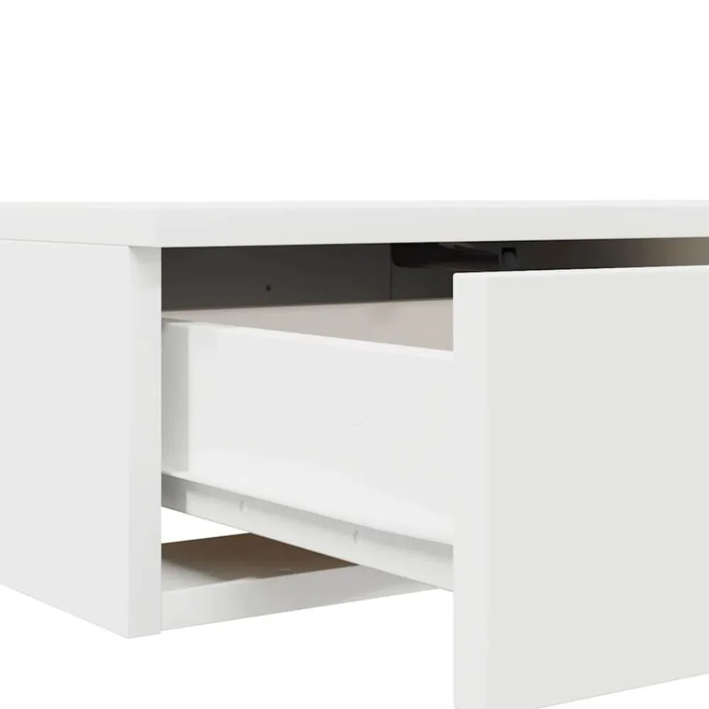 vidaXL Mesas-Cajones de cama 100 x 36,5 x 16,5 cm Madera de ingeniería