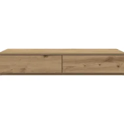 vidaXL Mesas-Cajones de cama con cajón Roble artesanal 100 x 36,5 x 16,5 cm