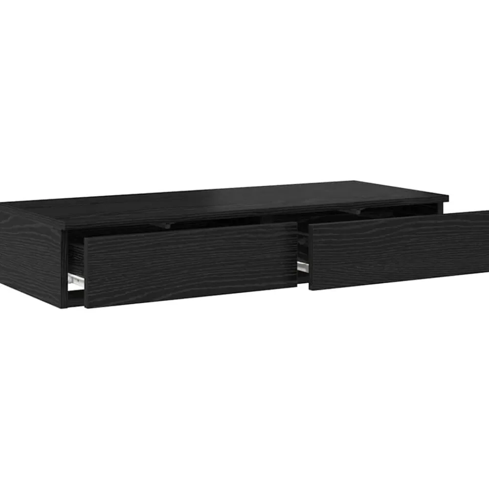 vidaXL Mesas-Cajones de cama con cajón 100 x 36,5 x 16,5 cm