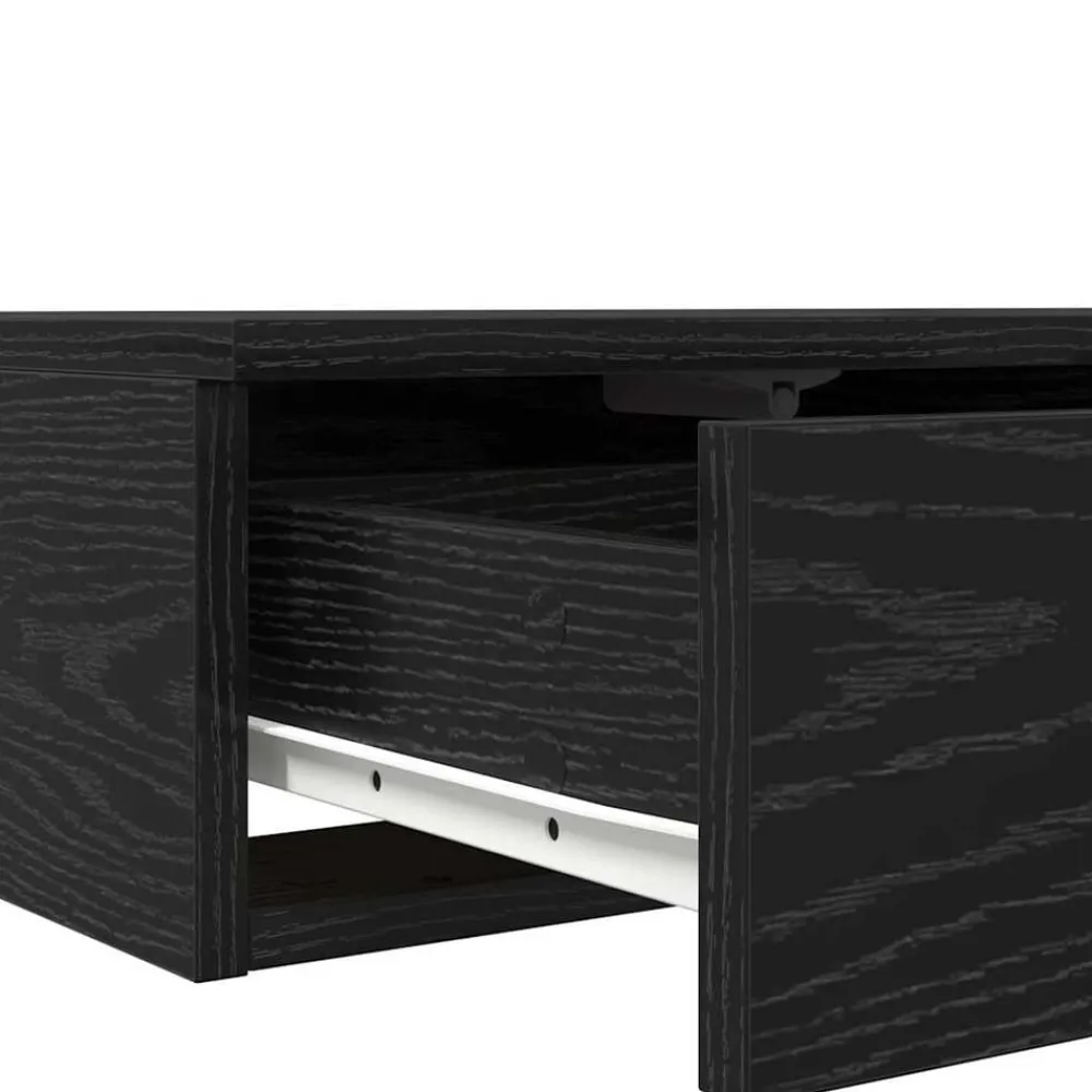 vidaXL Mesas-Cajones de cama con cajón 100 x 36,5 x 16,5 cm