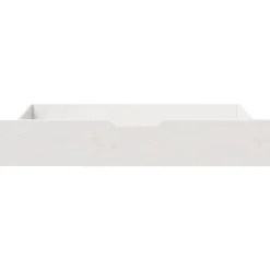 vidaXL Productos Del Hogar-Cajones debajo cama con ruedas 2 uds madera maciza pino