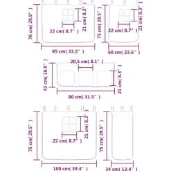 vidaXL Camas Y Accesorios-Cama alta para niños con cortinas madera pino azul 90x190 cm