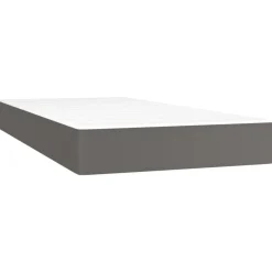 vidaXL Camas Y Accesorios-Cama box spring con colchón cuero sintético 90x190 cm