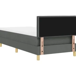 vidaXL Camas Y Accesorios-Cama Box Spring LED con cojín 80 x 200 cm tela