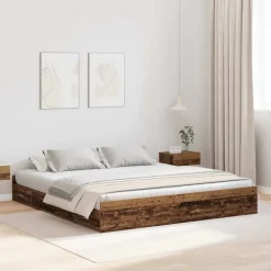 vidaXL Camas Y Accesorios-Cama con almacenamiento con cabecera 180 x 200 cm
