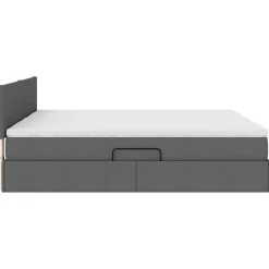 vidaXL Camas Y Accesorios-Cama con almacenamiento con colchón 180 x 200 cm