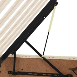 vidaXL Camas Y Accesorios-Cama con almacenamiento y colchón con colchón 90 x 190 cm