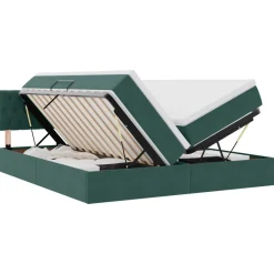 vidaXL Camas Y Accesorios-Cama con almacenamiento con colchón 90 x 200 cm