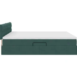 vidaXL Camas Y Accesorios-Cama con almacenamiento con colchón 90 x 200 cm