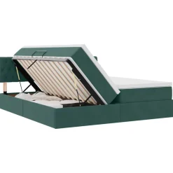 vidaXL Camas Y Accesorios-Cama con almacenamiento con colchón 90 x 200 cm
