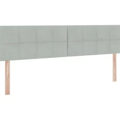 vidaXL Cama con almacenamiento con colchón 90 x 200 cm Gris claro