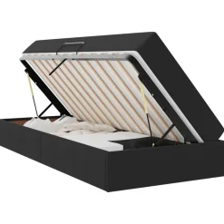 vidaXL Camas Y Accesorios-Cama con almacenamiento y colchón 90 x 190 cm Terciopelo