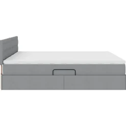 vidaXL Camas Y Accesorios-Cama con almacenamiento 180 x 200 cm Cuero sintético