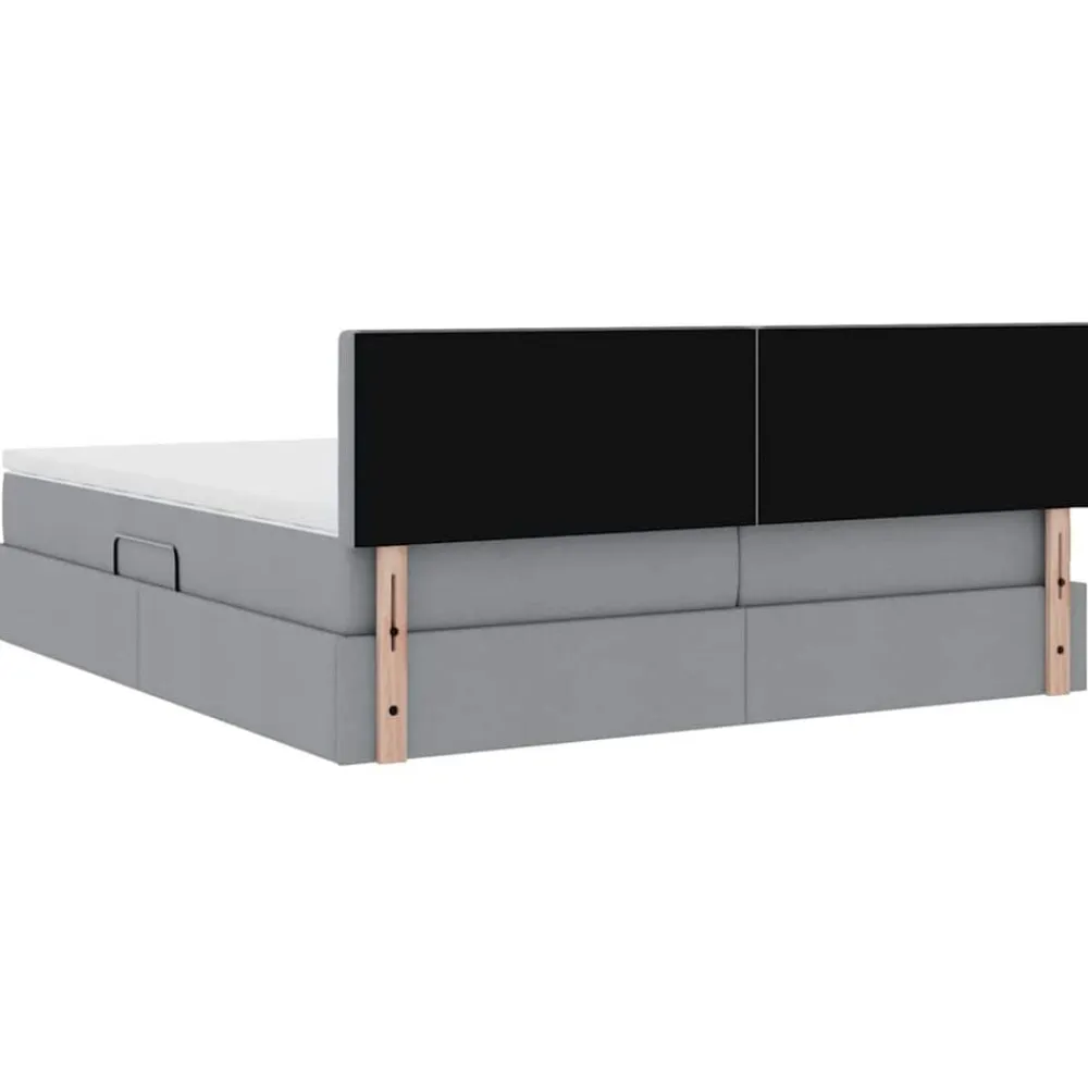 vidaXL Camas Y Accesorios-Cama con almacenamiento 180 x 200 cm Cuero sintético