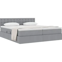 vidaXL Camas Y Accesorios-Cama con almacenamiento 180 x 200 cm Cuero sintético