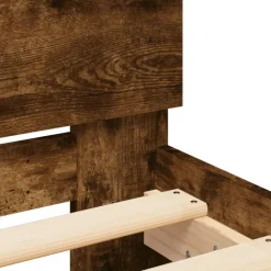vidaXL Camas Y Accesorios-Cama con cabecero madera de ingeniería 100x200 cm