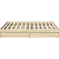 vidaXL Camas Y Accesorios-Cama con cajones madera ingeniería 180x200 cm