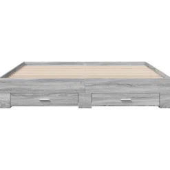 vidaXL Camas Y Accesorios-Cama con cajones madera ingeniería 200x200 cm