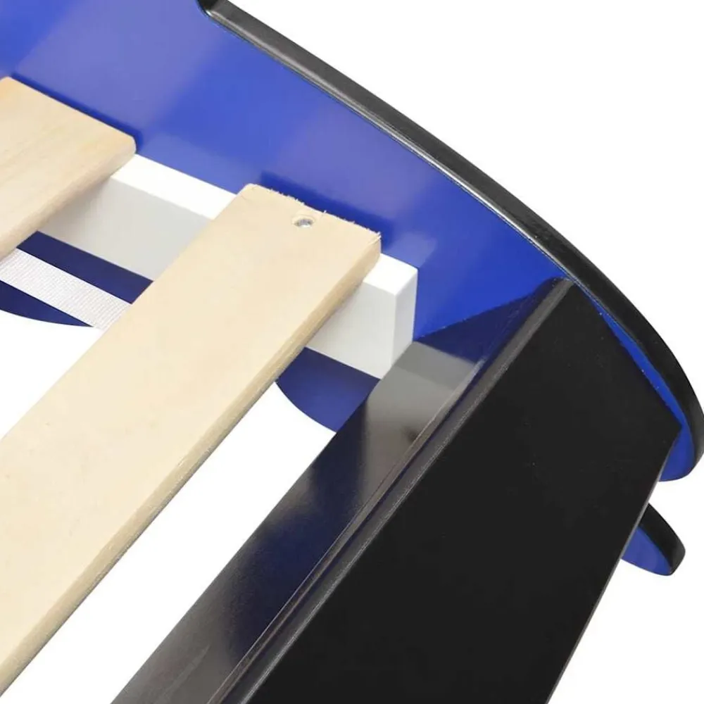 Niños vidaXL Mobiliario Para Bebés Y Niños Pequeños-Cama con forma de coche de carreras para niños 90x200 cm