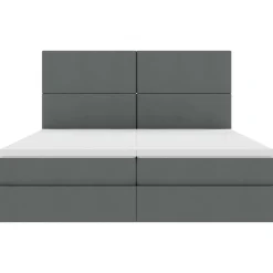 vidaXL Conjuntos De Muebles-Cama con tira de luces LED 180 x 200 cm tela