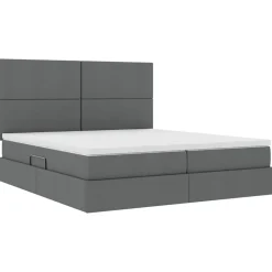 vidaXL Conjuntos De Muebles-Cama con tira de luces LED 180 x 200 cm tela