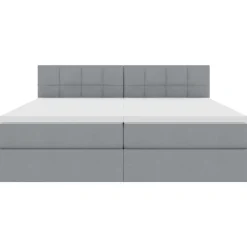 vidaXL Conjuntos De Muebles-Cama con tira de luces LED 180 x 200 cm tela