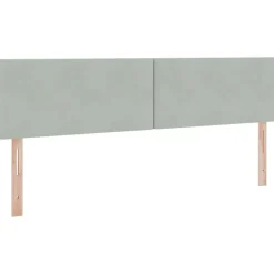 vidaXL Conjuntos De Muebles-Cama con tiras LED 180 x 200 cm Terciopelo