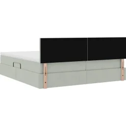 vidaXL Conjuntos De Muebles-Cama con tiras LED 180 x 200 cm Terciopelo