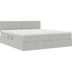 vidaXL Conjuntos De Muebles-Cama con tiras LED 180 x 200 cm Terciopelo