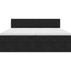 vidaXL Conjuntos De Muebles-Cama con tiras LED con cabecera 180 x 200 cm Terciopelo