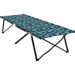 vidaXL Actividades Al Aire Libre-Cama de Camping Plegable Bosque 206 x 76 x 74 cm Oxford y acero