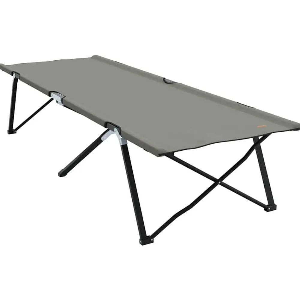 vidaXL Actividades Al Aire Libre-Cama de Camping Plegable 206 x 76 x 74 cm Oxford y acero