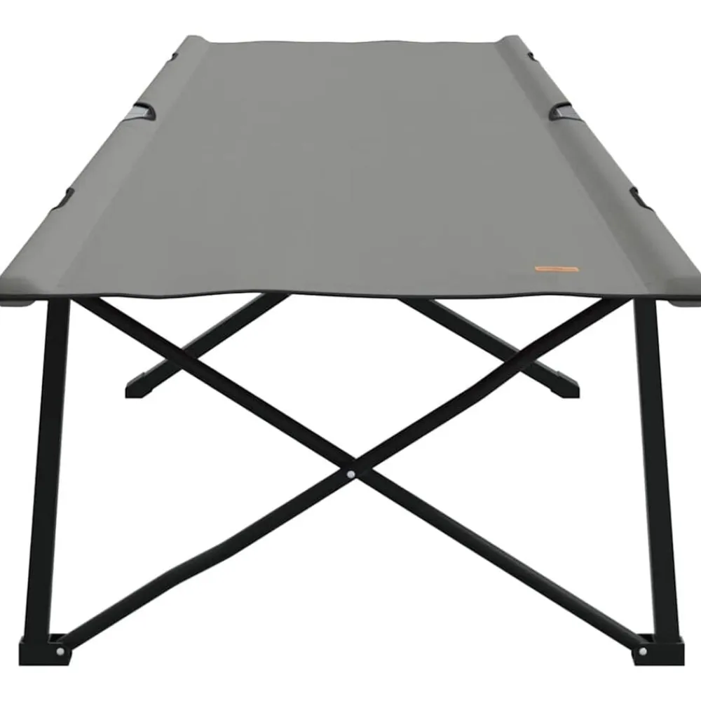 vidaXL Actividades Al Aire Libre-Cama de Camping Plegable 206 x 76 x 74 cm Oxford y acero