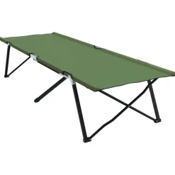 vidaXL Actividades Al Aire Libre-Cama de Camping Plegable Verde 206 x 76 x 74 cm Oxford y acero