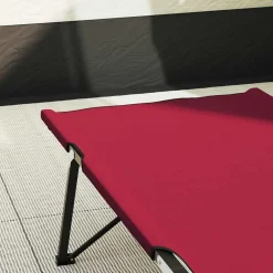 vidaXL Actividades Al Aire Libre-Cama de Camping Plegable 206 x 76 x 74 cm Oxford y acero