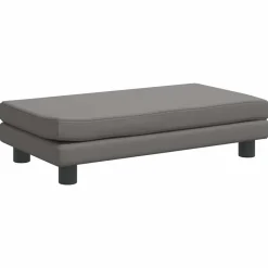 vidaXL Productos Para Mascotas-Cama de perros con extensión cuero sintético 100x50x30 cm