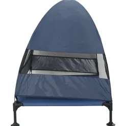 vidaXL Cama Elevada para Perros Manual 127 x 81 x 108 cm Azul marino Discount