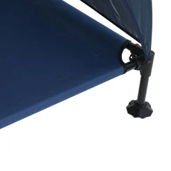 vidaXL Cama Elevada para Perros Manual 127 x 81 x 108 cm Azul marino Discount