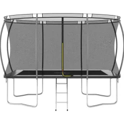 vidaXL Estructuras Para Juegos Al Aire Libre-Cama elástica rectangular 335x244x90 cm 150 kg