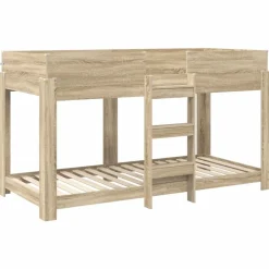 vidaXL Cama Litera para Niños 100 x 200 cm Roble Sonoma Clearance