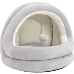 vidaXL Productos Para Mascotas-Cama para gatos color crema y 40x40x35 cm
