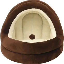 vidaXL Cama para gatos color marrón y crema 40x40x35 cm Marr&oacute;n