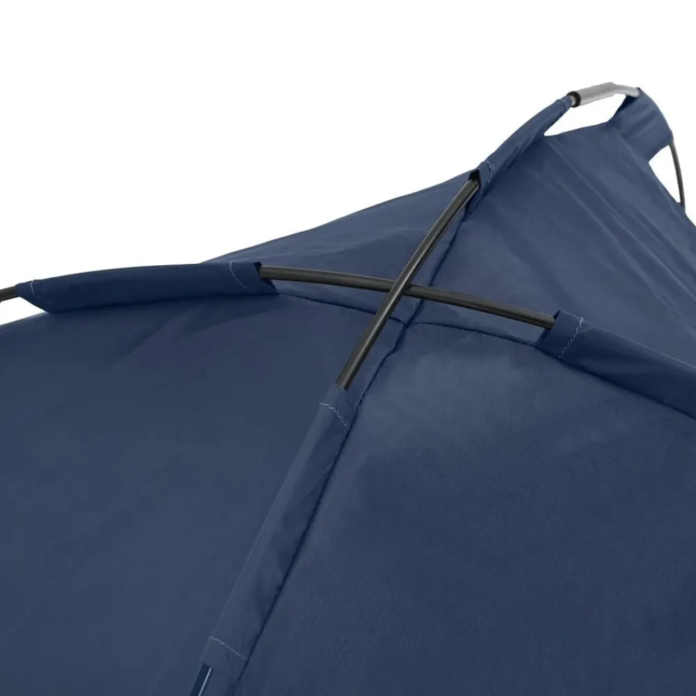 vidaXL Cama para perro Manual 62 x 48 x 61 cm Acero Azul marino