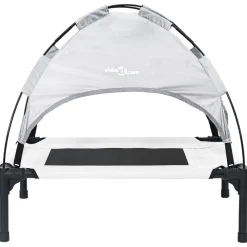 vidaXL Productos Para Mascotas-Cama para perro Manual 62 x 48 x 61 cm Acero
