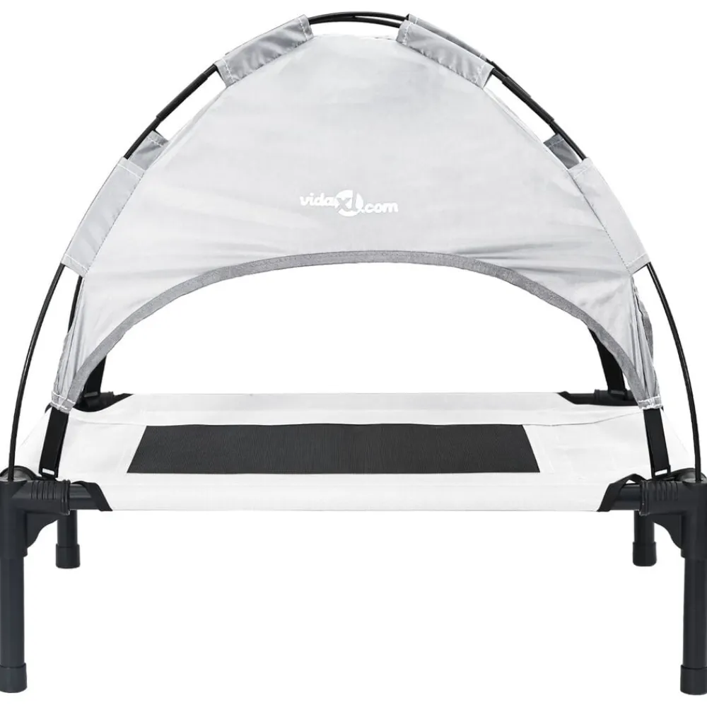 vidaXL Productos Para Mascotas-Cama para perro Manual 62 x 48 x 61 cm Acero