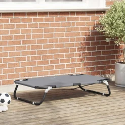 vidaXL Productos Para Mascotas-Cama para perro Manual 70 x 46 x 18 cm Acero