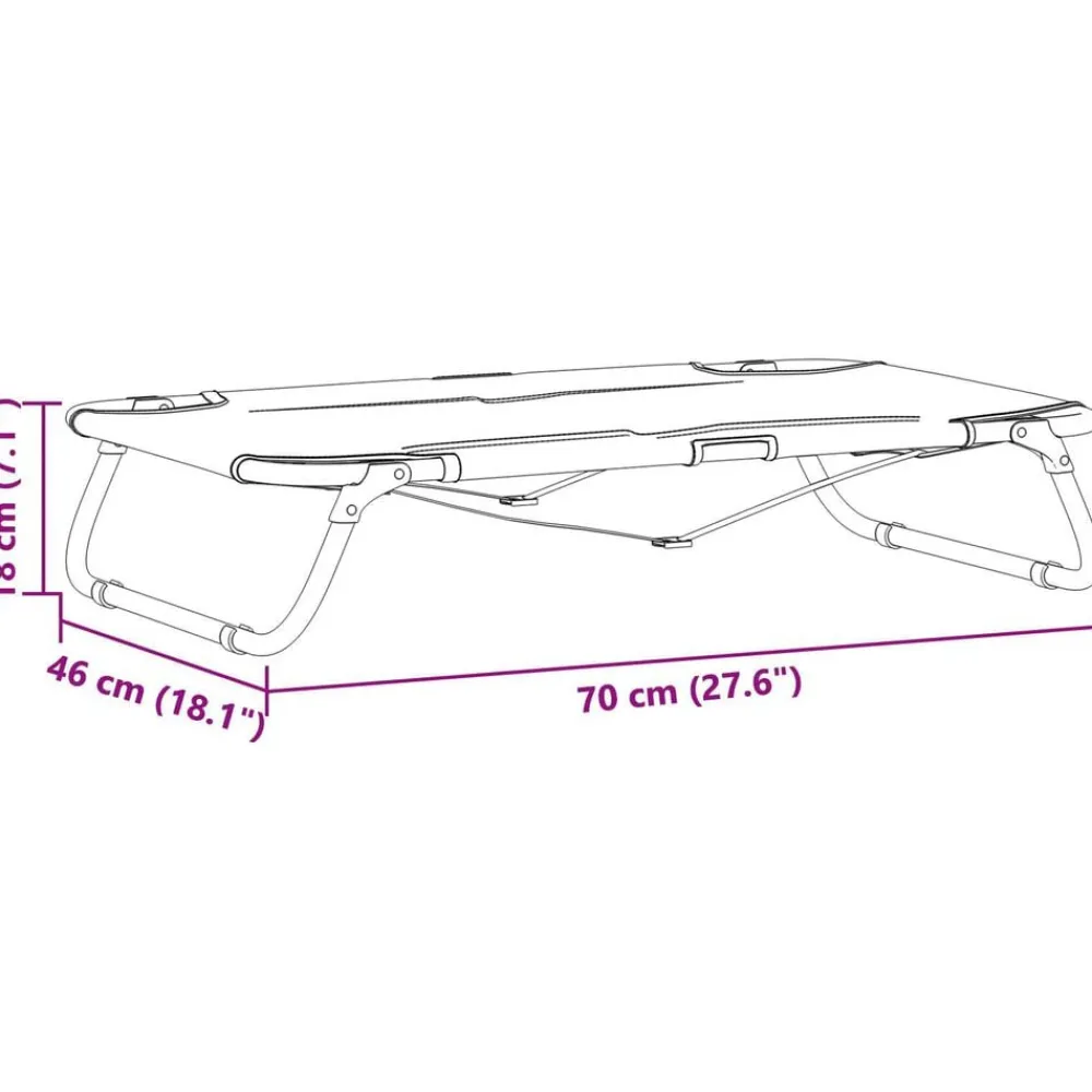 vidaXL Productos Para Mascotas-Cama para perro Manual 70 x 46 x 18 cm Acero