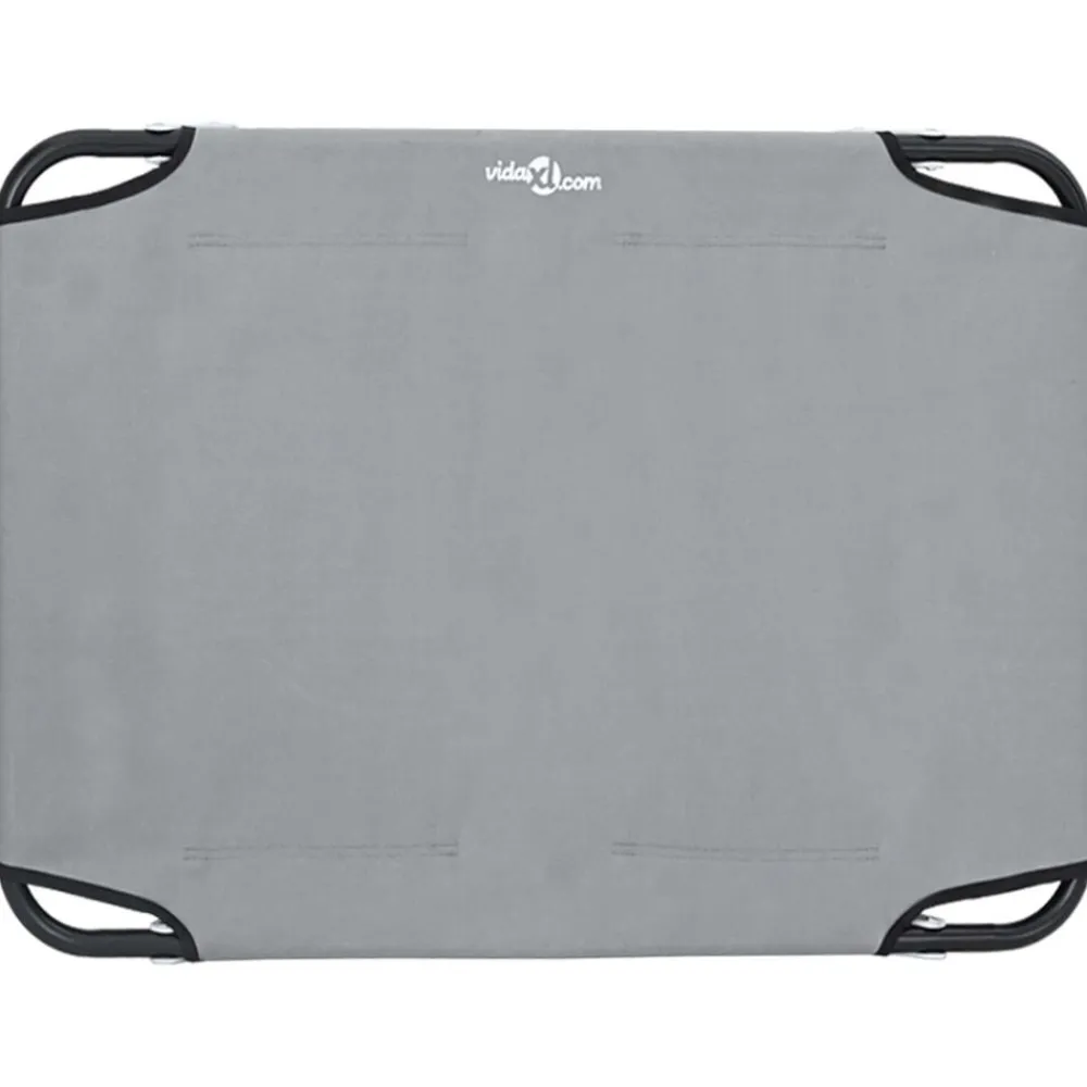 vidaXL Productos Para Mascotas-Cama para perro Manual 80 x 55 x 18 cm Acero