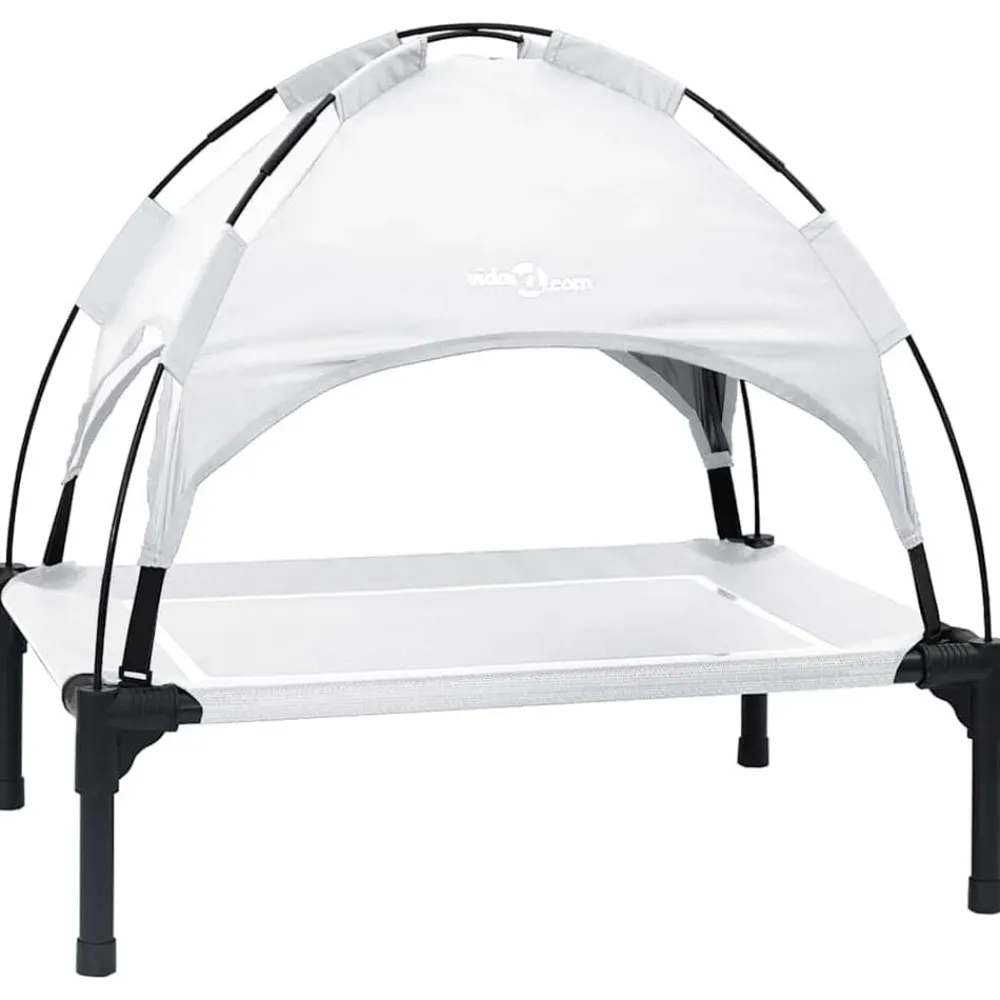 vidaXL Productos Para Mascotas-Cama para perro Manual 63 x 49,5 x 60 cm Acero