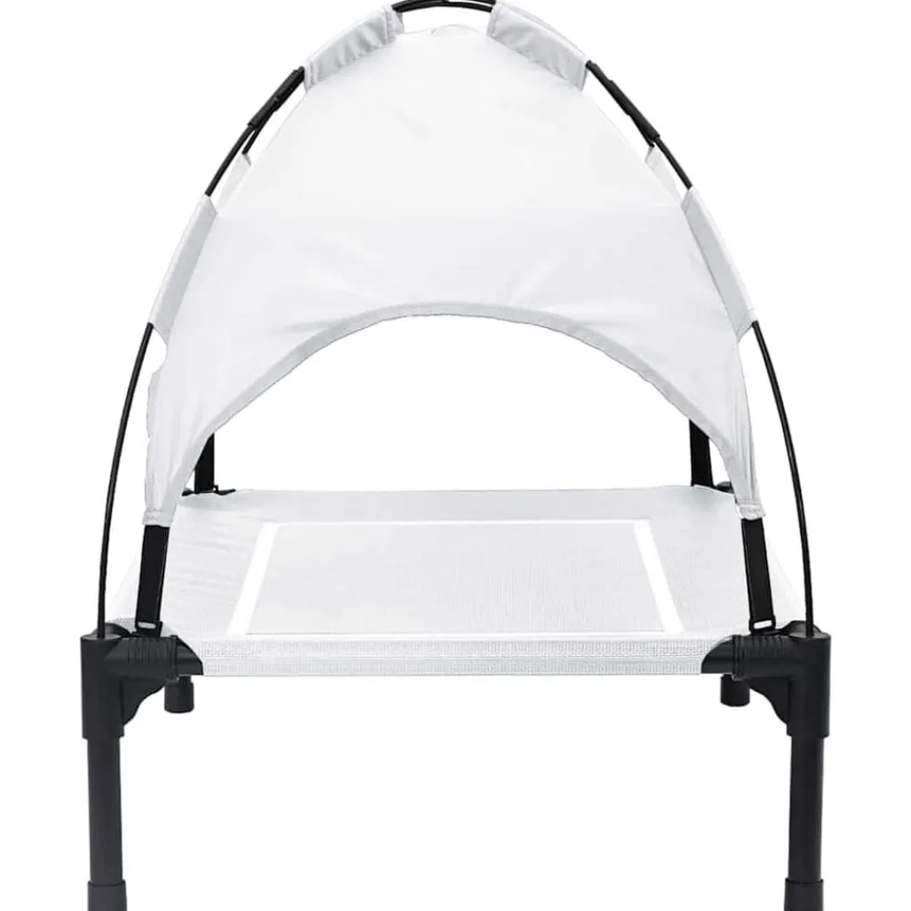 vidaXL Productos Para Mascotas-Cama para perro Manual 63 x 49,5 x 60 cm Acero